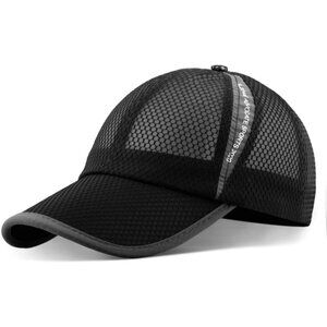 Women's Breathable Full Mesh Baseball Cap Quick Dry Running hat Lightweight